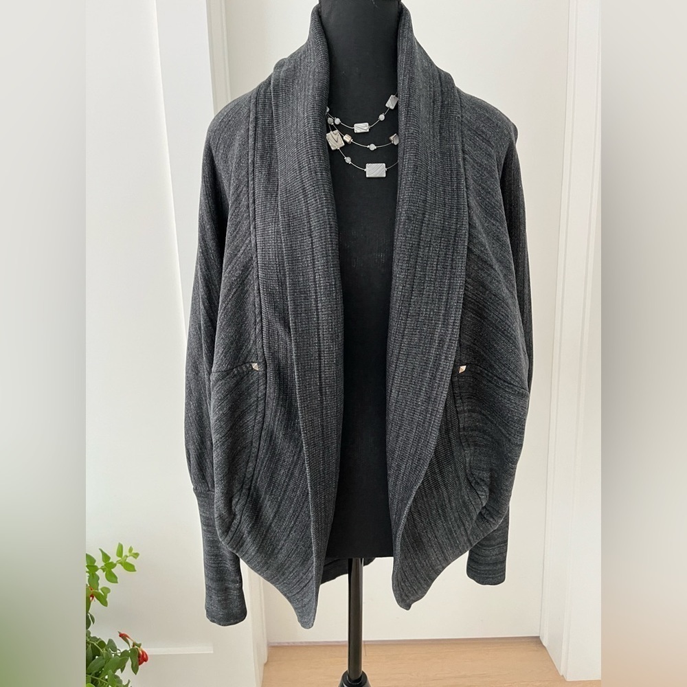WILFRED ARITZIA Diderot Open Front Cocoon Sweater Cardigan Relaxed Fit Cozy